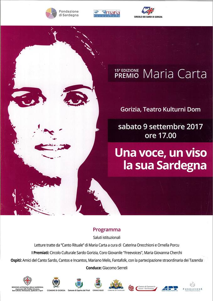Premio MARIA CARTA - 15ma edizione